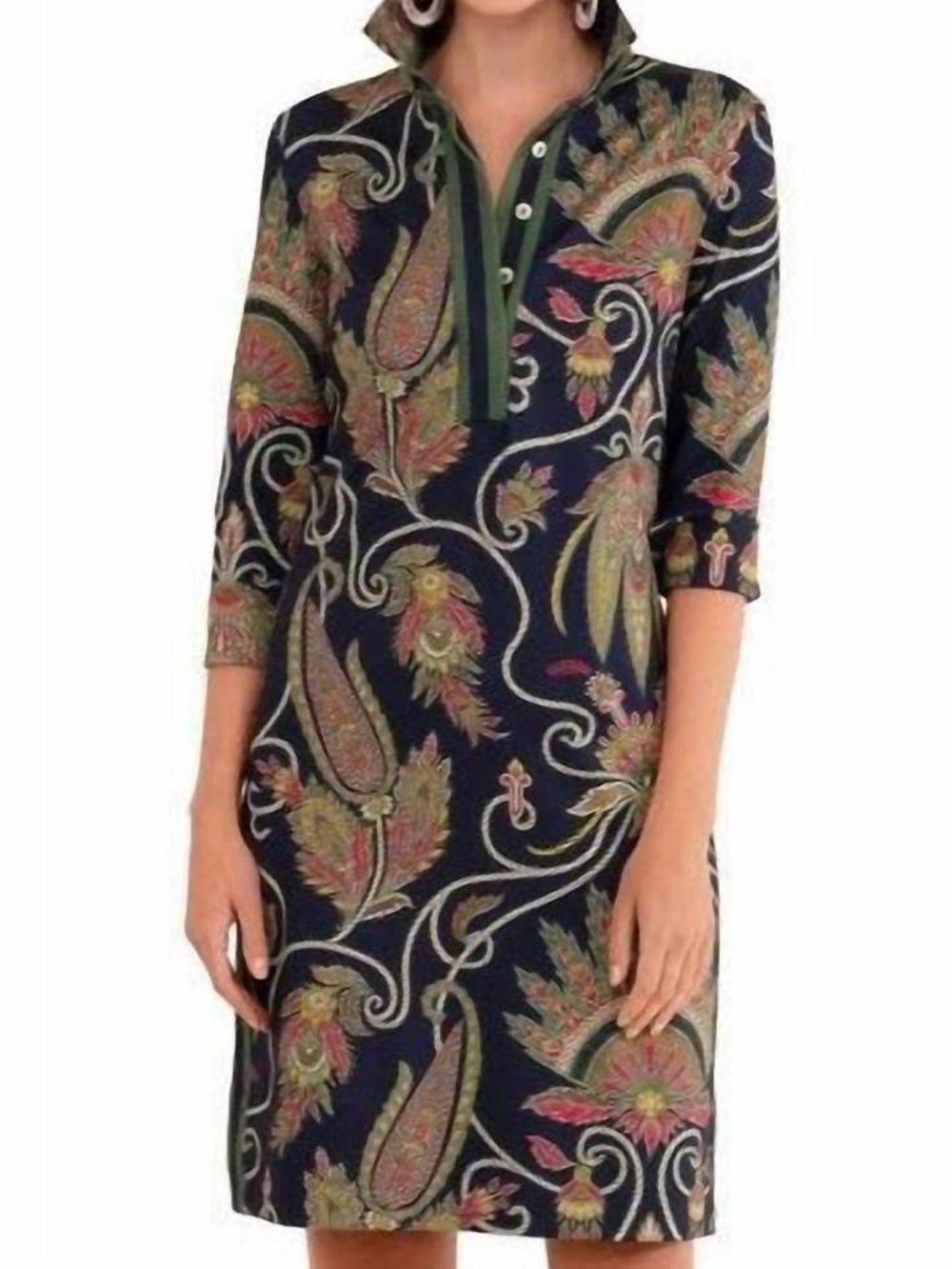 Gretchen Scott Designs Jersey Everywhere Dress In Plume Navy Size XL